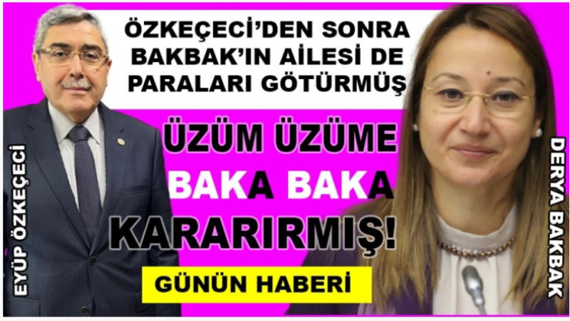 ÜZÜM ÜZÜME BAKA BAKA KARARIRMIŞ!