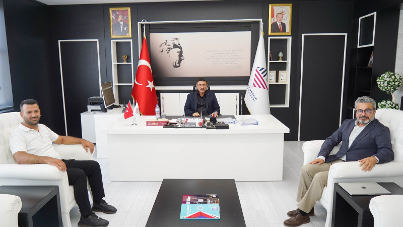 UNDP Sıfır Atık Sorumlusu Sedat Has, Rektörümüz Prof. Dr. Zekeriya Akman’ı Ziyaret Etti