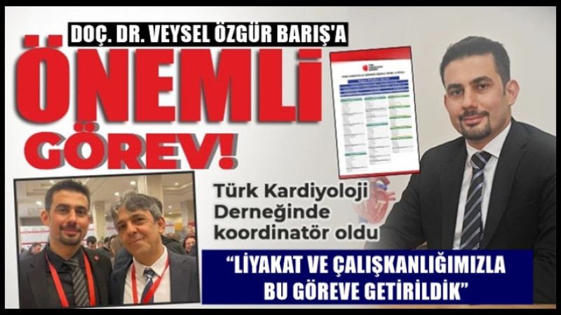 Gaziantep tıp camiasında sevinç! Doç. Dr. Barış’a önemli görev.