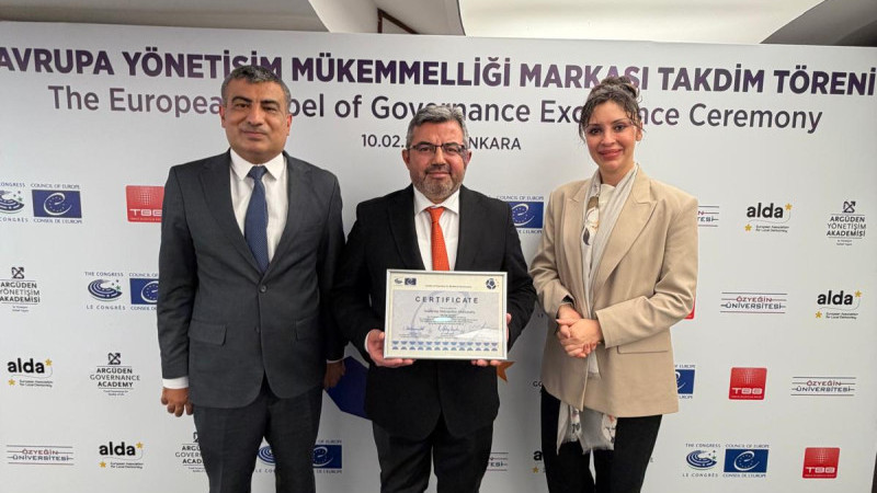 GAZİANTEP BÜYÜKŞEHİR’E AVRUPA’DAN YÖNETİŞİM ÖDÜLÜ! 