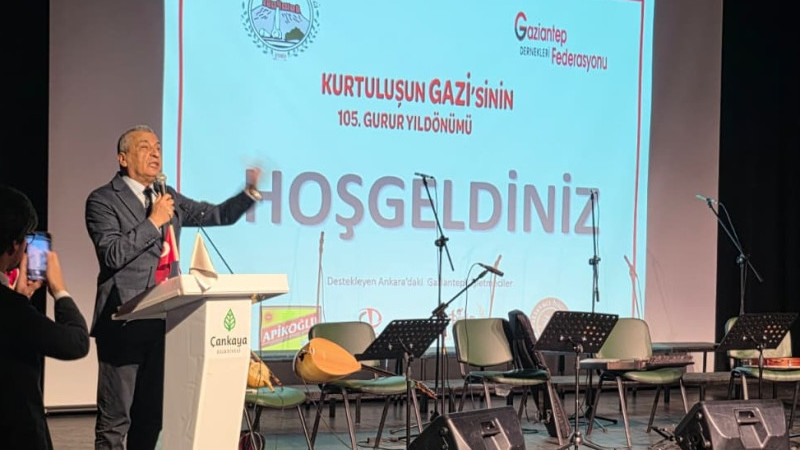 Ankara Gaziantepliler buluşmasında konuşan Hasan Öztürkmen: Gaziantep sorunsuz değil, sahipsiz 
