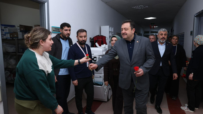 BAŞKAN FEDAİOĞLU’NDAN 8 MART’TA ANLAMLI ZİYARETLER