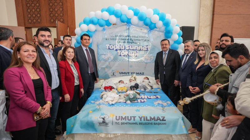 ŞEHİTKAMİL’DE TOPLU SÜNNET COŞKUSU YILMAZ: “HER EVDE, HER FERDİN YANINDA OLMAYA DEVAM EDECEĞİZ” 