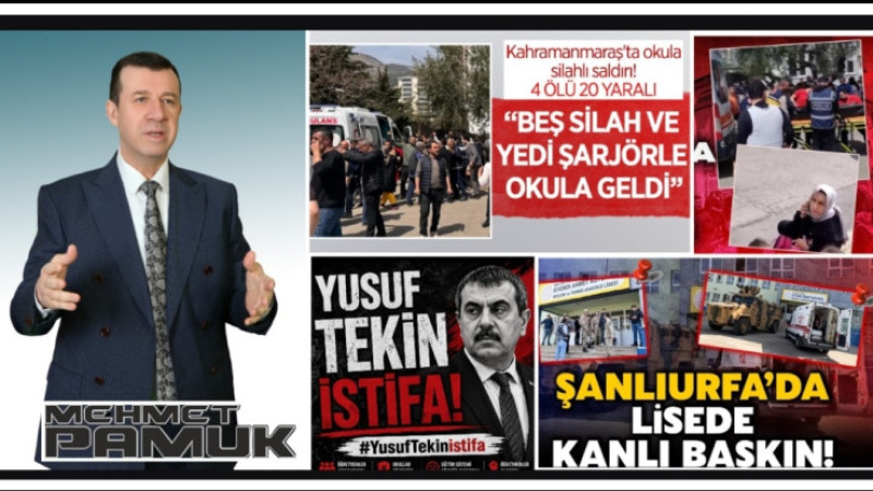 EĞİTİMDE ART ARDA YAŞANAN FACİALAR: “SİSTEMSEL SORUNLAR GÖRMEZDEN GELİNEMEZ”