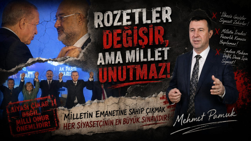 “MİLLETVEKİLİNİ TRANSFER EDEBİLİRSİNİZ, MİLLETİN İRADESİNİ TRANSFER EDEMEZSİNİZ!”