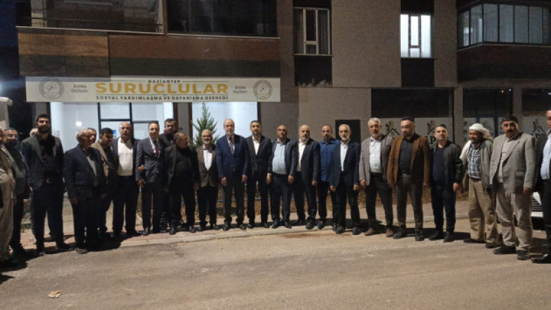Saadet Partisi Gaziantep İl Başkanı Ahmet Necati Ülker’den Suruçlular Derneğine Ziyaret 